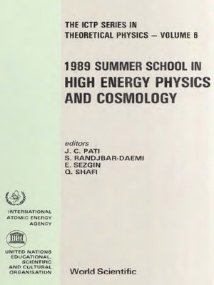 cover image of High Energy Physics and Cosmology--1989 Summer School